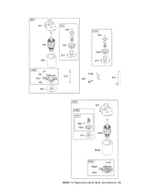Electric Starters parts for Briggs & Stratton Engine 28T707-1180-E1 from AppliancePartsPros.com