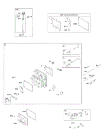 Cylinder Head, Dipstick parts for Briggs & Stratton Engine 28U707-1174-E3 from AppliancePartsPros.com