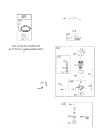 Electric Starter, Alternator parts for Briggs & Stratton Engine 28W707-0122-99 from AppliancePartsPros.com