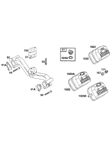 Manifold, Rocker Covers parts for Briggs & Stratton Engine 290442-1158-A1 from AppliancePartsPros.com