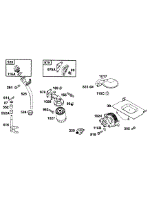 Oil Grp parts for Briggs & Stratton Engine 290442-1158-A1 from AppliancePartsPros.com