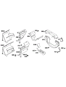 Air Guides parts for Briggs & Stratton Engine 290447-0022-01 from AppliancePartsPros.com