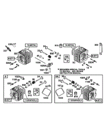 Head Assys parts for Briggs & Stratton Engine 290777-0016-99 from AppliancePartsPros.com