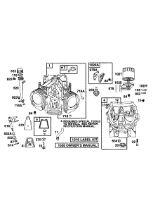 Cylinder, Sump Base parts for Briggs & Stratton Engine 290777-0106-01 from AppliancePartsPros.com