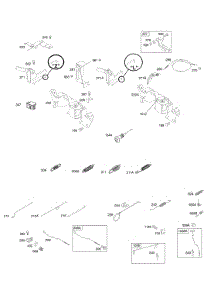 Controls, Springs parts for Briggs & Stratton Engine 294442-1047-A1 from AppliancePartsPros.com