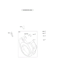 Blower Housing parts for Briggs & Stratton Engine 294447-0325-01 from AppliancePartsPros.com