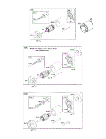Electric Starter parts for Briggs & Stratton Engine 294447-1042-E1 from AppliancePartsPros.com