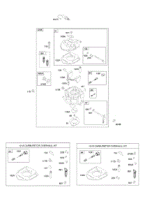 Carburetor, Carburetor Overhaul Kit parts for Briggs & Stratton Engine 294447-1056-E1 from AppliancePartsPros.com