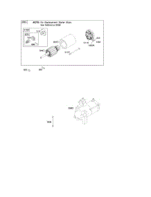 Electric Starter parts for Briggs & Stratton Engine 294447-1056-E1 from AppliancePartsPros.com