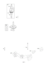 Camshaft, Crankshaft, Intake Manifold parts for Briggs & Stratton Engine 294777-0114-02 from AppliancePartsPros.com