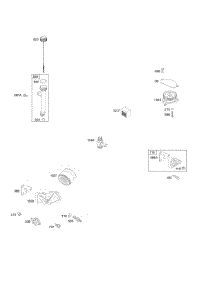 Lubrication parts for Briggs & Stratton Engine 294777-1110-A1 from AppliancePartsPros.com