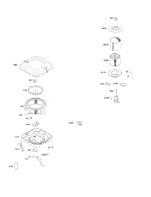 Carburetors parts for Briggs & Stratton Engine 295342-0185-H1 from AppliancePartsPros.com