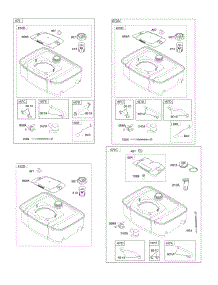 Fuel Pumps, Fuel Hoses, Fuel Tank Brackets parts for Briggs & Stratton Engine 295347-0135-B1 from AppliancePartsPros.com