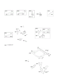 Exhaust Manifold, Mufflers parts for Briggs & Stratton Engine 295347-0182-F1 from AppliancePartsPros.com
