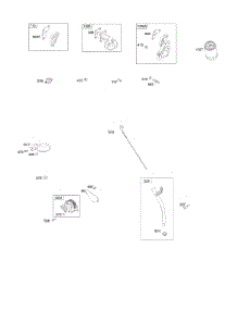 Control Brackets, Springs, Links parts for Briggs & Stratton Engine 295347-0198-F1 from AppliancePartsPros.com