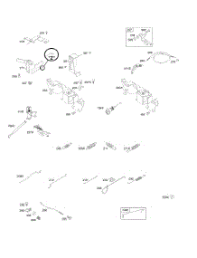 Controls, Governor Spring parts for Briggs & Stratton Engine 295442-0160-B1 from AppliancePartsPros.com