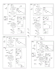 Carburetor, Carburetor Overhaul Kit parts for Briggs & Stratton Engine 295447-0126-E2 from AppliancePartsPros.com