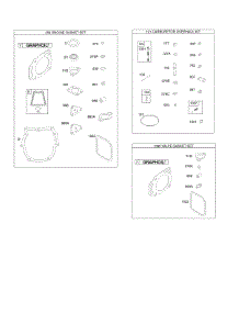 Carburetor Overhaul Kit, Engine Gasket Set, Valve Gasket Set parts for Briggs & Stratton Engine 295777-0115-01 from AppliancePartsPros.com