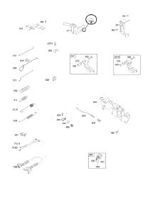 Controls, Springs, Wire Harness parts for Briggs & Stratton Engine 296442-0002-H1 from AppliancePartsPros.com