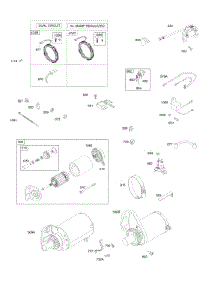 Alternator, Starter Motor, Ignition, Wires parts for Briggs & Stratton Engine 296442-0007-H1 from AppliancePartsPros.com