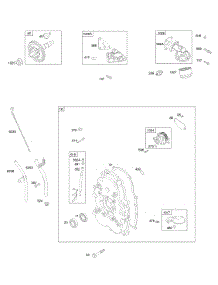 Crankcase Cover / Sump parts for Briggs & Stratton Engine 297440-0008-G1 from AppliancePartsPros.com