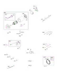 Alternator, Starter Motor, Wires parts for Briggs & Stratton Engine 297440-0153-G1 from AppliancePartsPros.com