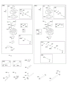 Carburetor, Fuel Supply parts for Briggs & Stratton Engine 297440-0153-G1 from AppliancePartsPros.com