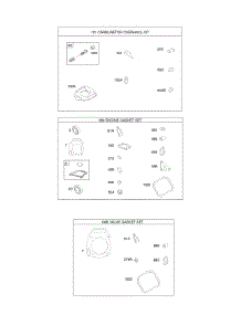 Engine / Valve Gasket Sets, Carburetor Overhaul Kit parts for Briggs & Stratton Engine 297440-0153-G1 from AppliancePartsPros.com