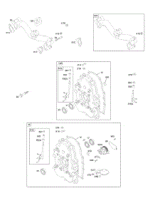 Crankcase Cover, Intake Manifold parts for Briggs & Stratton Engine 303447-1068-A2 from AppliancePartsPros.com