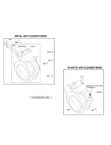 Blower Housing parts for Briggs & Stratton Engine 303447-1105-A1 from AppliancePartsPros.com