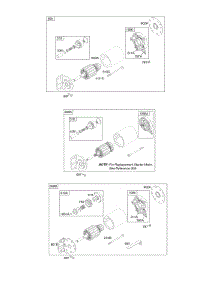 Electric Starter #1 parts for Briggs & Stratton Engine 303447-1387-E1 from AppliancePartsPros.com