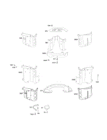Shrouds parts for Briggs & Stratton Engine 303772-1055-A3 from AppliancePartsPros.com