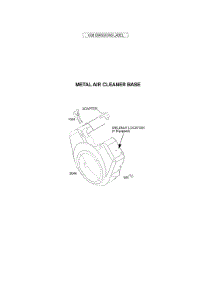 Blower Housing parts for Briggs & Stratton Engine 304447-0300-E1 from AppliancePartsPros.com