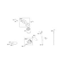 Lubrication parts for Briggs & Stratton Engine 304447-0300-E1 from AppliancePartsPros.com