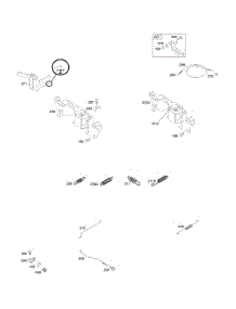 Controls, Governor Spring parts for Briggs & Stratton Engine 304447-0416-E1 from AppliancePartsPros.com