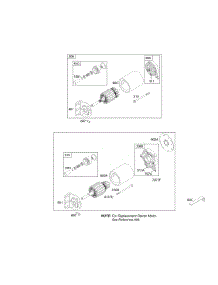 Electric Starter parts for Briggs & Stratton Engine 304447-0416-E1 from AppliancePartsPros.com
