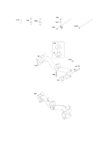 Intake Manifold parts for Briggs & Stratton Engine 305447-0118-E1 from AppliancePartsPros.com