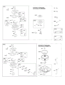 Carburetor parts for Briggs & Stratton Engine 305447-0143-E1 from AppliancePartsPros.com
