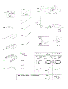 Controls, Wires, Springs, Alternators, Ignition parts for Briggs & Stratton Engine 305776-0134-G1 from AppliancePartsPros.com