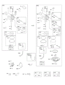 Carburetor, Fuel Pump, Fuel Filter, Fuel Hose parts for Briggs & Stratton Engine 305777-0138-B1 from AppliancePartsPros.com