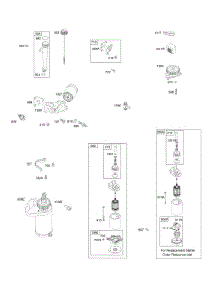 Lubrication, Oil Fill, Electric Starter parts for Briggs & Stratton Engine 305777-0138-B1 from AppliancePartsPros.com