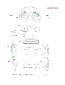 Blower Housing, Air Guides, Back Plate parts for Briggs & Stratton Engine 305777-0150-B1 from AppliancePartsPros.com