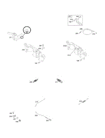 Controls, Governor Spring parts for Briggs & Stratton Engine 309447-0110-E1 from AppliancePartsPros.com