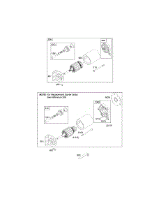 Electric Starter parts for Briggs & Stratton Engine 309447-0110-E1 from AppliancePartsPros.com