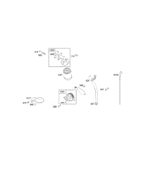 Lubrication parts for Briggs & Stratton Engine 309447-0110-E1 from AppliancePartsPros.com