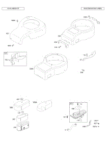 Blower Housing, Blower Housing Cover, Air Cleaner parts for Briggs & Stratton Engine 310777-0131-E1 from AppliancePartsPros.com