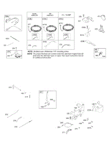 Alternator, Control Bracket, Ignition parts for Briggs & Stratton Engine 311777-0143-E2 from AppliancePartsPros.com