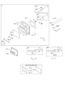 Head, Kit / Gasket Sets - Valve parts for Briggs & Stratton Engine 312777-0128-E1 from AppliancePartsPros.com