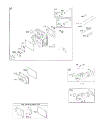 Head, Kit / Gasket Sets - Valve parts for Briggs & Stratton Engine 313707-0126-E1 from AppliancePartsPros.com