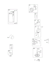 Cam, Crankshaft, Oil, Piston parts for Briggs & Stratton Engine 313777-0163-E5 from AppliancePartsPros.com